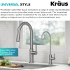 Clearance Oletto Drinking Water Filter Faucet in Spot-Free Stainless Steel Single Hole|Water Filter Faucets