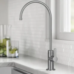 Clearance Oletto Drinking Water Filter Faucet in Spot-Free Stainless Steel Single Hole|Water Filter Faucets