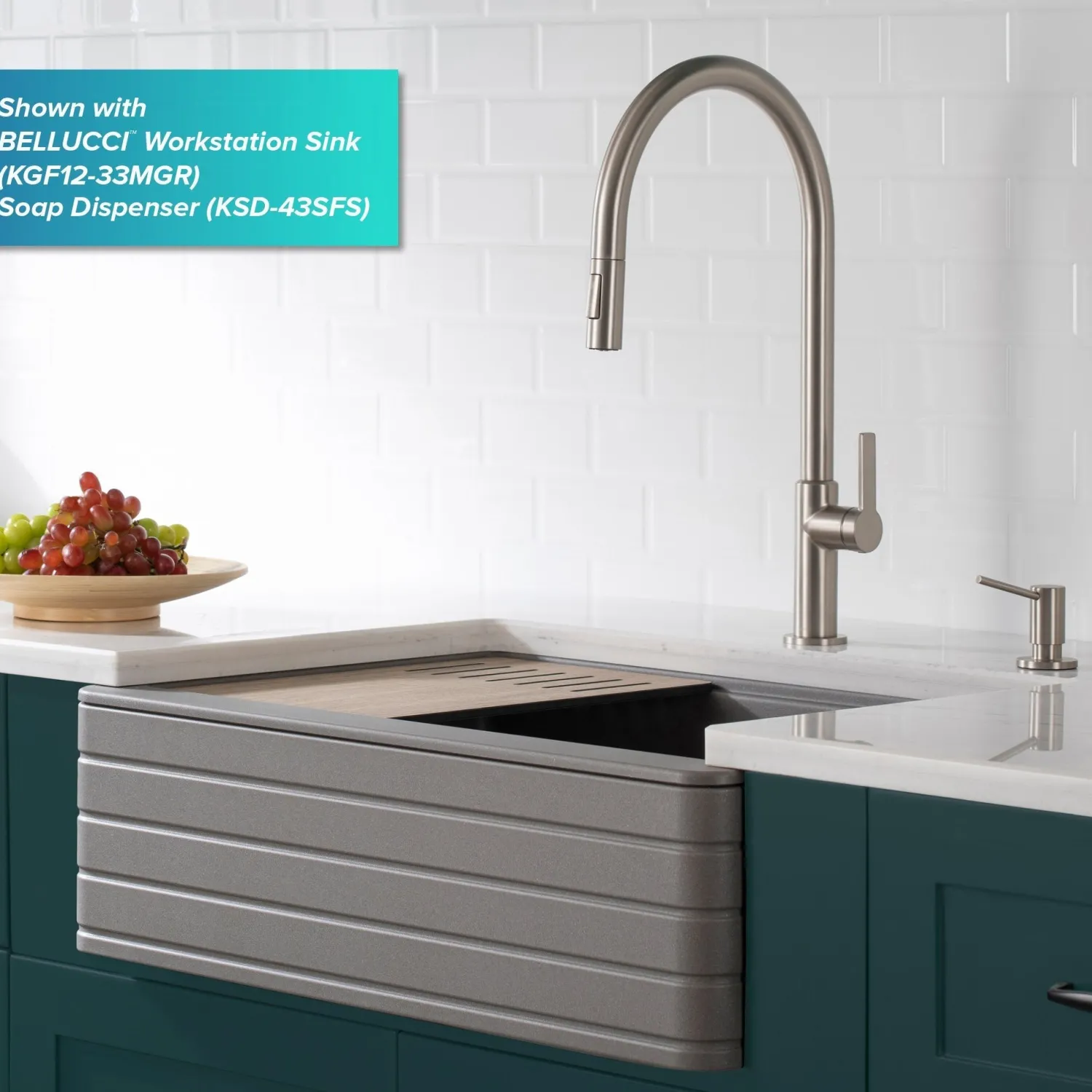 New Oletto High-Arc Single Handle Pull-Down Kitchen Faucet in Spot Free Stainless Steel Single Hole