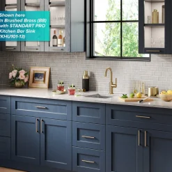Oletto Single Handle Kitchen Bar Faucet in Matte Black Single Hole|Bar Faucets