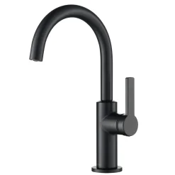 Oletto Single Handle Kitchen Bar Faucet in Matte Black Single Hole|Bar Faucets
