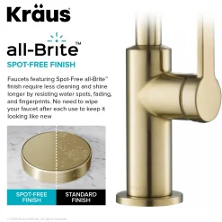 Hot Oletto Single Handle Kitchen Bar Faucet in Spot Free Antique Champagne Bronze Single Hole|Bar Faucets
