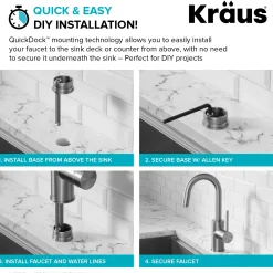 Clearance Oletto Single Handle Kitchen Bar Faucet in Brushed Brass Single Hole|Bar Faucets