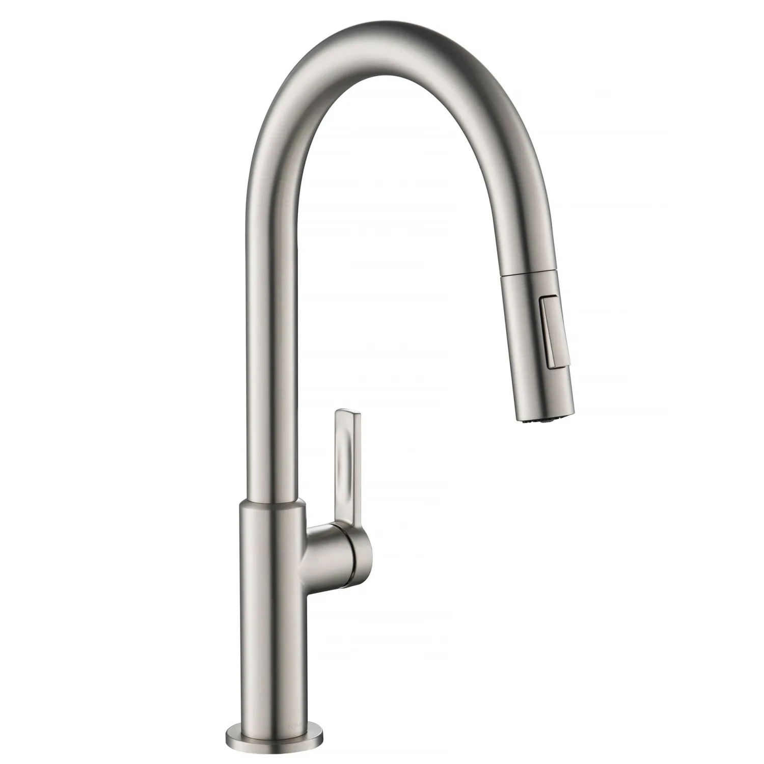 Best Oletto Single Handle Pull-Down Kitchen Faucet in Spot Free Stainless Steel Single Hole