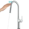 New  Oletto Tall Modern Single-Handle Touch Activated with Pull Down Sprayer in Chrome Touchless, Sensor And Tap Activated Kitchen Faucets
