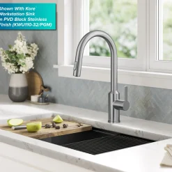 Online Oletto Touchless Pull-Down Kitchen Faucet in Spot-Free Stainless Steel Touchless, Sensor And Tap Activated Kitchen Faucets|Single Hole