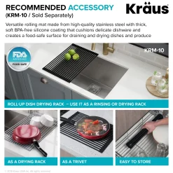 Outlet Pax Zero-Radius 24" Undermount Single Bowl Stainless Steel Laundry Utility Sink Stainless Steel Sinks|Single Bowl Sinks