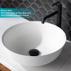 Sale Pop-Up Drain for Bathroom Sink in Matte Black Sink Drains|Overflow Bathroom Sink Drains
