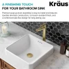 Best Pop-Up Drain for Bathroom Sink in Brushed Gold Sink Drains|Overflow Bathroom Sink Drains