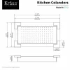 Best Premium T-304 Stainless Steel Colander Colanders