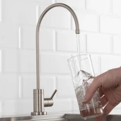 Hot Purita 100% Lead-Free Kitchen Water Filter Faucet in Spot Free Stainless Steel Single Hole|Water Filter Faucets