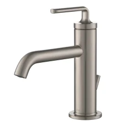 Clearance Ramus Single Handle 2-Pack Bathroom Sink Faucet with Lift Rod Drain in Spot Free Stainless Steel Single Hole