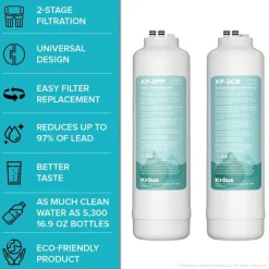 Best Replacement Filter Set for FS-1001 and FS-1000 Filtration System Water Filter Faucets
