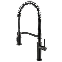Best Sellette Commercial Style Pull-Down Kitchen Faucet in Oil Rubbed Bronze Single Hole