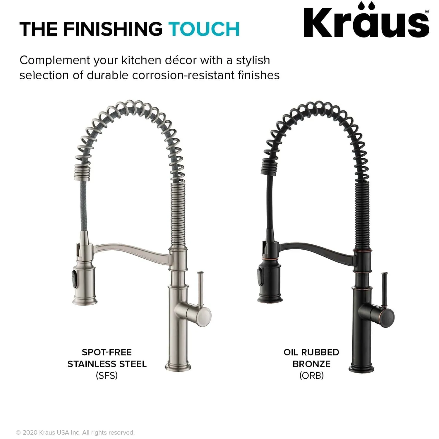 Outlet Sellette Commercial Style Pull-Down Kitchen Faucet in Spot Free Stainless Steel Single Hole