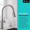 Hot Sellette Single Handle Pull Down Kitchen Faucet with Dual Function Sprayhead in Spot Free all-Brite Stainless Steel Single Hole