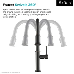 New Sellette Single Handle Pull Down Kitchen Faucet with Deck Plate and Soap Dispenser in Oil Rubbed Bronze Single Hole