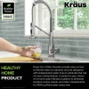 Best Single Handle Kitchen Faucet with Integrated Dispenser for Water Filtration in Chrome Single Hole|Water Filter Faucets
