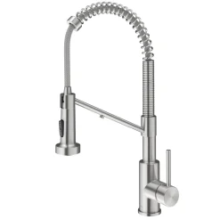 Sale Single Handle Kitchen Faucet with Integrated Dispenser for Water Filtration in Spot Free Stainless Steel Single Hole|Water Filter Faucets