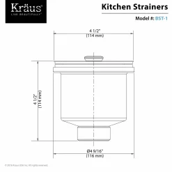 Clearance Stainless Steel Basket Strainer Sink Drains, Disposer Flanges & Air Gaps