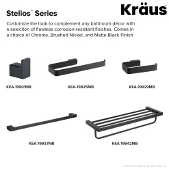Discount Stelios Bathroom Shelf with Towel Bar Shelves|Towel Bars