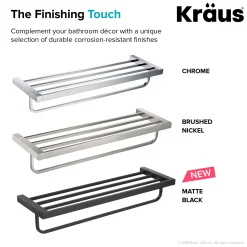 Discount Stelios Bathroom Shelf with Towel Bar Shelves|Towel Bars