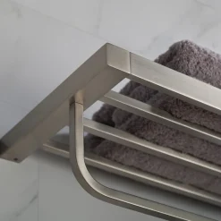 Discount Stelios Bathroom Shelf with Towel Bar Shelves|Towel Bars