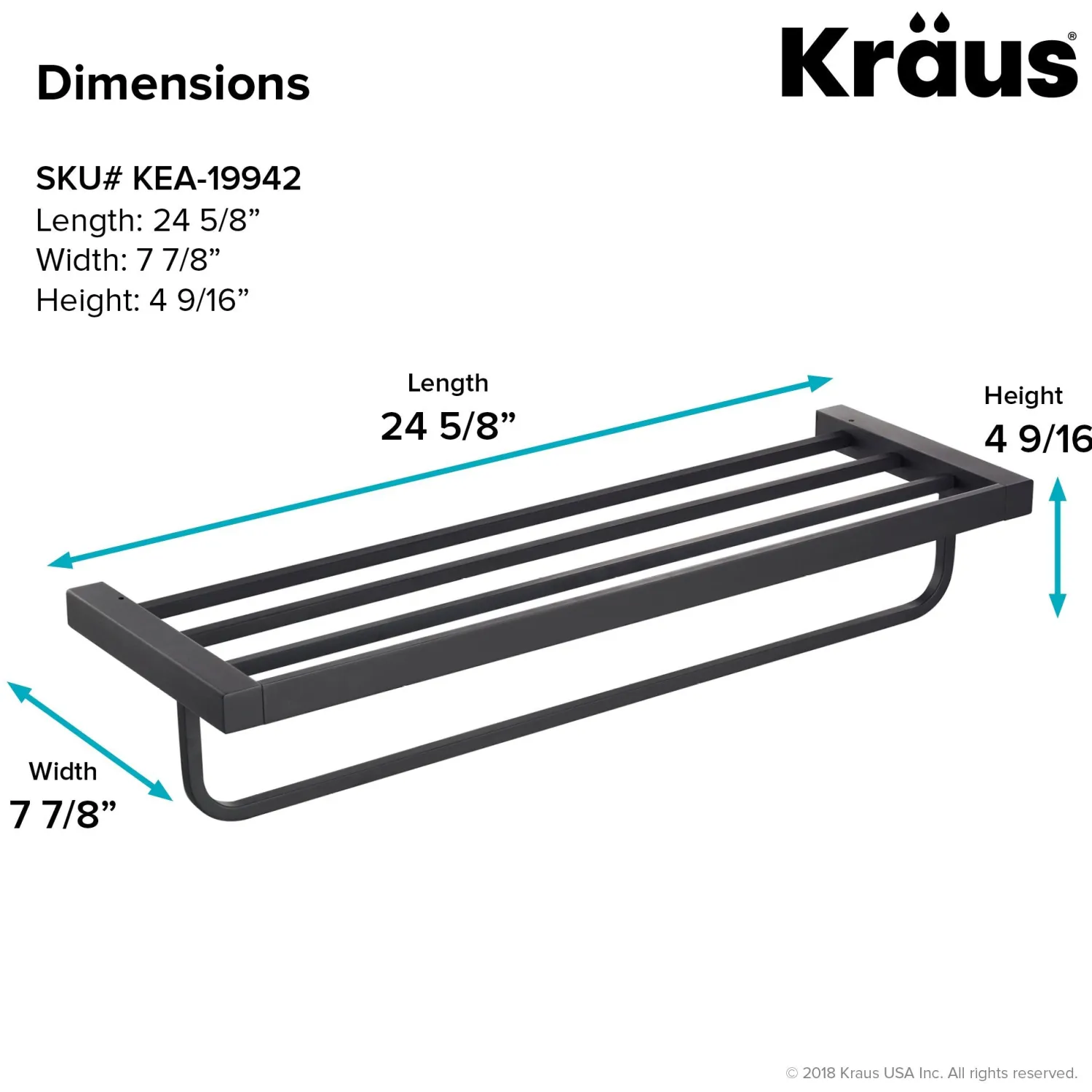 Discount Stelios Bathroom Shelf with Towel Bar Shelves|Towel Bars