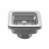 New ST-3 Square Stainless Steel Strainer Sink Drains, Disposer Flanges & Air Gaps