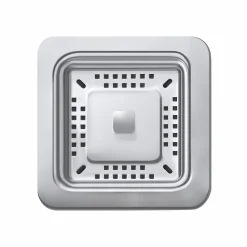 New ST-3 Square Stainless Steel Strainer Sink Drains, Disposer Flanges & Air Gaps