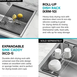 New 33” Topmount Single Bowl Stainless Steel Kitchen Sink Drop-In / Top Mount Sinks|Single Bowl Sinks