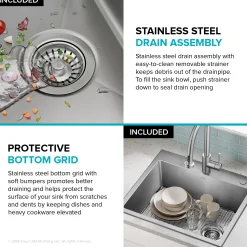 Online 25” Topmount Single Bowl Stainless Steel Kitchen Sink Drop-In / Top Mount Sinks|Stainless Steel Sinks