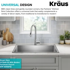Online 25” Topmount Single Bowl Stainless Steel Kitchen Sink Drop-In / Top Mount Sinks|Stainless Steel Sinks