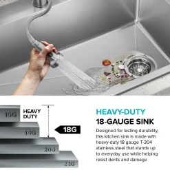 Best 15” Topmount Single Bowl Stainless Steel Kitchen Bar Sink Sinks For Tight Spaces|Bar / Prep Sinks