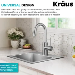 Best 15” Topmount Single Bowl Stainless Steel Kitchen Bar Sink Sinks For Tight Spaces|Bar / Prep Sinks