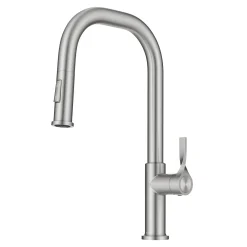 Hot Torak Single Handle Pull Down Kitchen Faucet in Spot-Free Stainless Single Hole