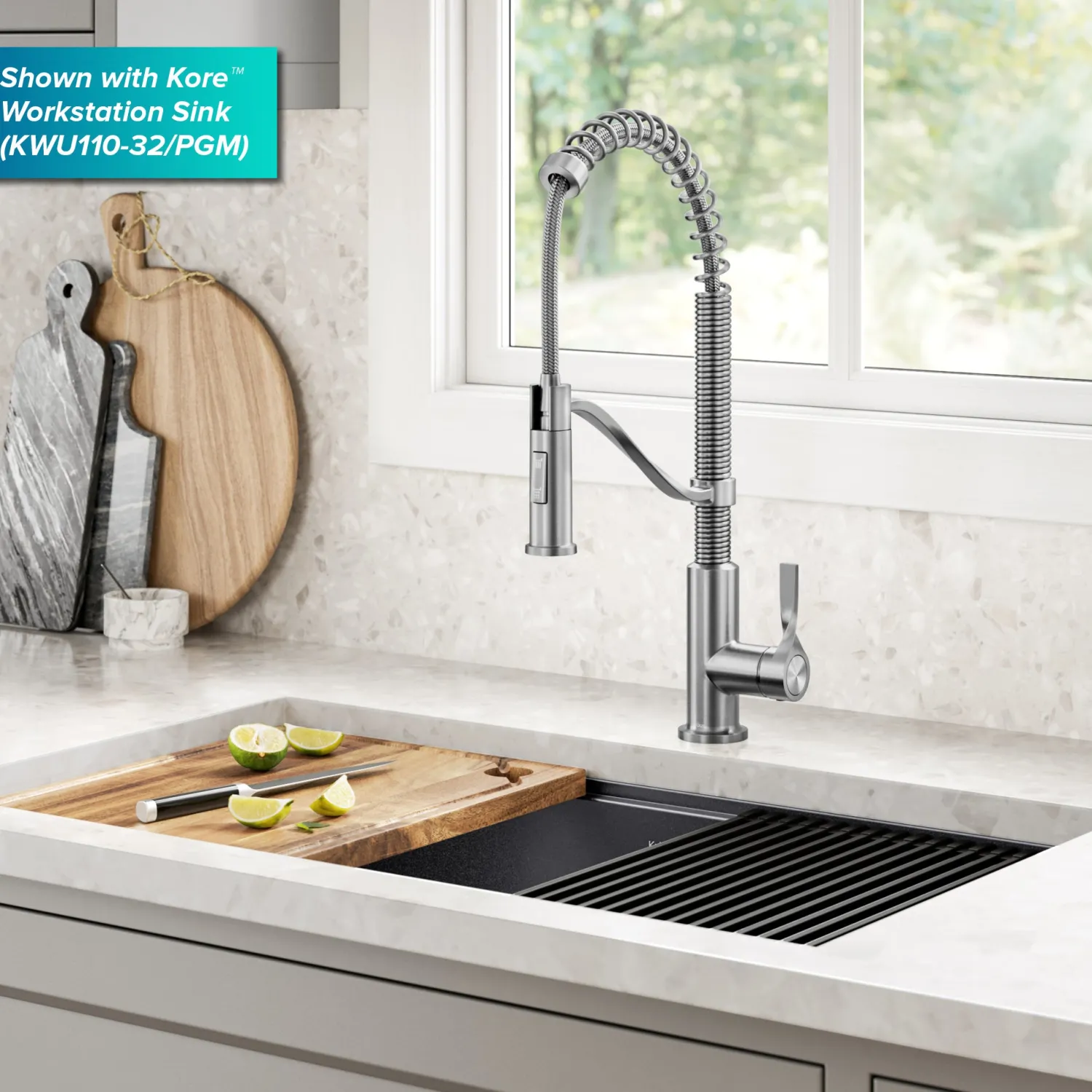 New Torak Single Handle Pull Down Kitchen Faucet in Spot-Free Stainless Single Hole