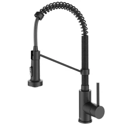 Sale Touchless Pull-Down Single Handle 18-Inch Kitchen Faucet in Matte Black Touchless, Sensor And Tap Activated Kitchen Faucets|Single Hole