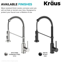 Sale Touchless Pull-Down Single Handle 18-Inch Kitchen Faucet in Matte Black Touchless, Sensor And Tap Activated Kitchen Faucets|Single Hole