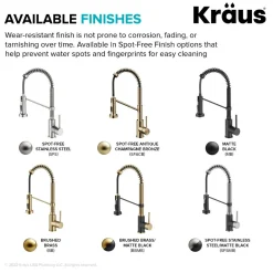 Clearance Touchless Pull-Down Single Handle 18-Inch Kitchen Faucet in Brushed Brass & Matte Black Touchless, Sensor And Tap Activated Kitchen Faucets|Single Hole