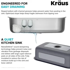 Hot 32” Undermount 18 gauge Stainless Steel Single Bowl Kitchen Sink Stainless Steel Sinks|Undermount Sinks