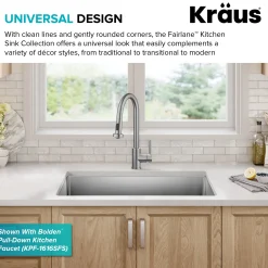 Hot 33” Undermount Single Bowl Stainless Steel Kitchen Sink Undermount Sinks