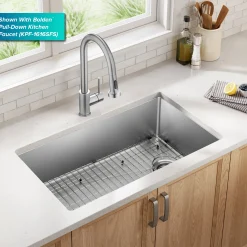 Hot 33” Undermount Single Bowl Stainless Steel Kitchen Sink Undermount Sinks