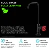 Outlet Urbix Drinking Water Dispenser Kitchen Faucet in Matte Black/Red Single Hole|Water Filter Faucets