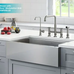 Best Urbix Industrial Bridge Kitchen Faucet & Water Filter Faucet in Spot Free Stainless Steel Water Filter Faucets|Bridge Faucets