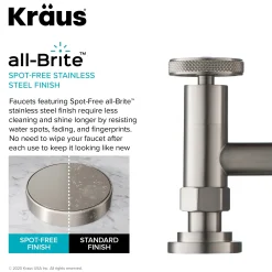 Best Urbix Industrial Bridge Kitchen Faucet & Water Filter Faucet in Spot Free Stainless Steel Water Filter Faucets|Bridge Faucets
