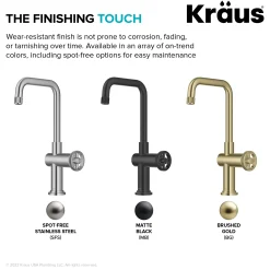 Discount Urbix Industrial Single Handle Kitchen Bar Faucet in Stainless Single Hole|Bar Faucets