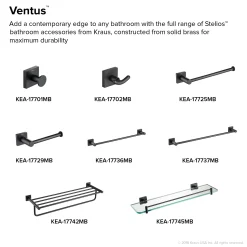 Online Ventus Bathroom Robe and Towel Double Hook Toilet Paper Holders|Robe Hooks