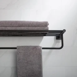 New Ventus Bathroom Shelf with Towel Bar Shelves|Towel Bars