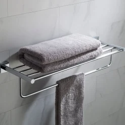 New Ventus Bathroom Shelf with Towel Bar Shelves|Towel Bars